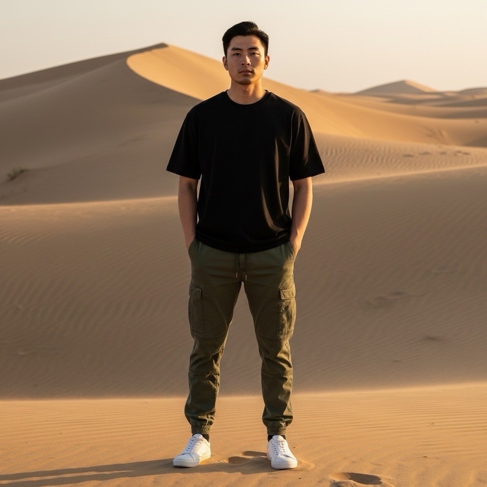 Without Walls Sz XL Jogger Pants Olive Green Drawstring Tech Utility Streetwear